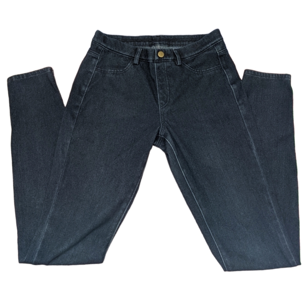 3/$15 Uniqlo Indigo Blue Super Stretchy Jeggings Size Small - Picture 2 of 13